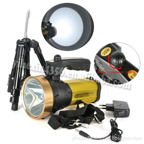 High Power Built in Battery CREE T6 LED Flashlight With Holder And Lanyard